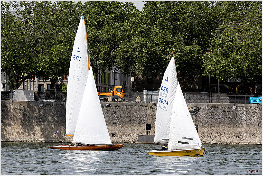 100 Jahre Rheinwoche 2022 - 1. Wettfahrt Porz - Hitdorf, 03.06.2022,